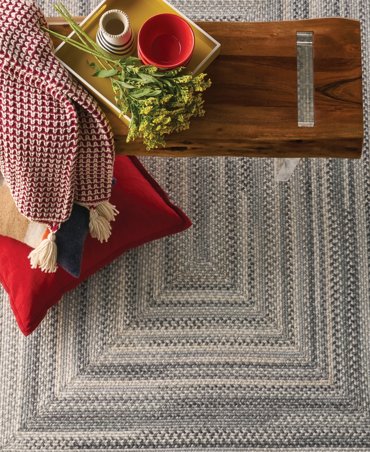 Capel Bonneville 0303 2'x8' Area Rug -Gray