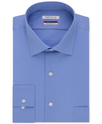 Van Heusen Men's Classic-Fit Wrinkle Free Flex Collar Solid Dress Shirt