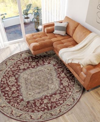 Hatay Washable HY3 8'x8' Round Area Rug