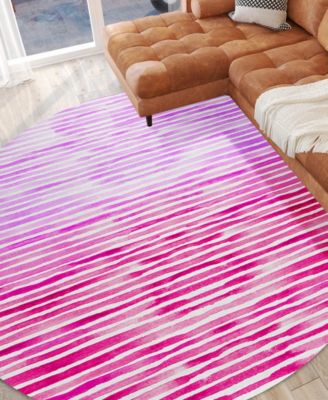 Seabreeze Washable SZ8 8'x8' Round Area Rug