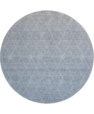 Lazio Washable LZ2 8'x8' Round Area Rug