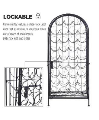 Functional Wine Rack Cabinet for Elegant Storage and Display of Wine Bottles