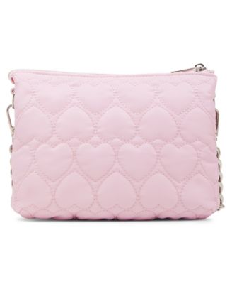 HUGO Red Mel crossbody bag in off white with metal logo hardware