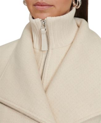 Womens Wool Blend Belted Wrap Coat, Created for Macys