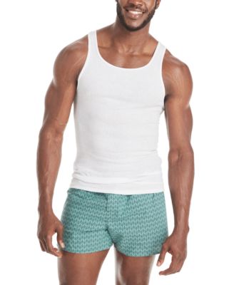 Hanes - Men's Ultimate&reg; ComfortSoft&reg; 7-Pk. Moisture-Wicking Cotton Tanks