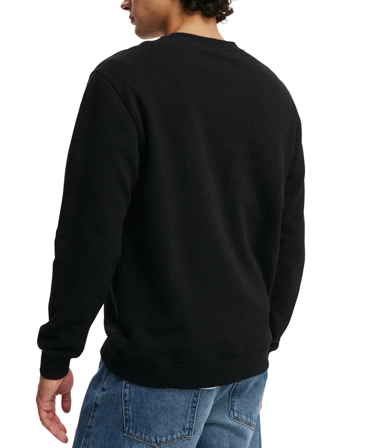 COTTON ON MEN'S GRAPHIC CREW FLEECE 