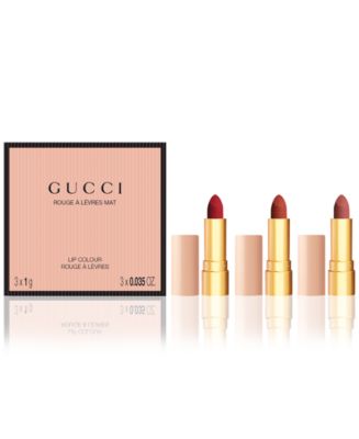 Gucci 3-Pc. Mini Matte Lipstick Festive Gift Set - Macy's