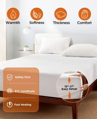 Westinghouse Heated Microfiber Mattress Pad, Full