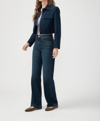 Women's Highly Desirable High Rise Trouser Leg Jeans