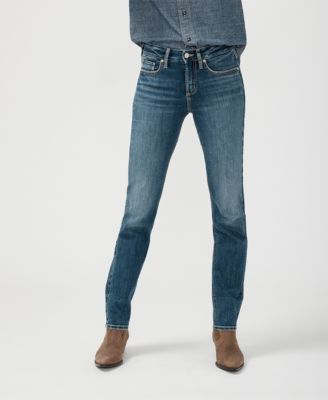 Women's Suki Mid Rise Curvy Fit Straight Jeans