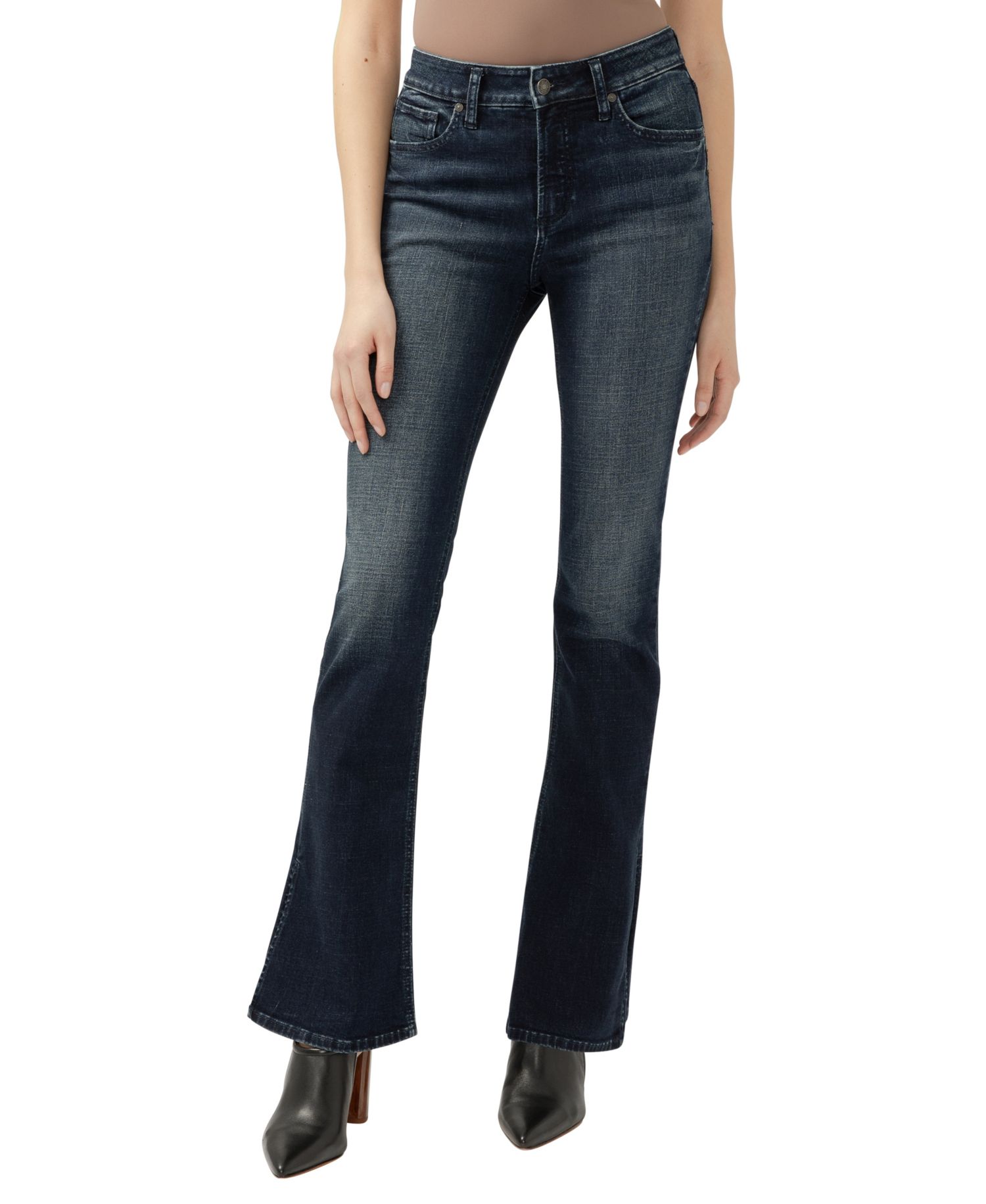 Women's Avery High Rise Curvy Fit Slim Bootcut Jeans