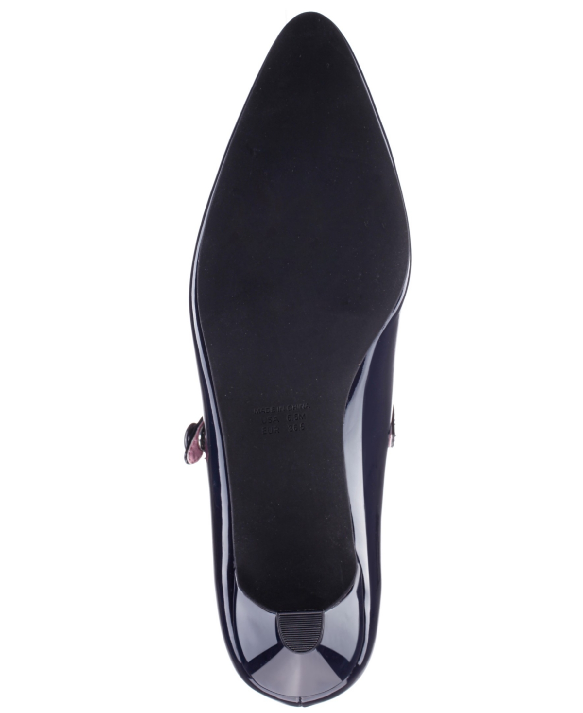 Nina Women's Chic Retro Mary Jane Low Heel Pumps In Black