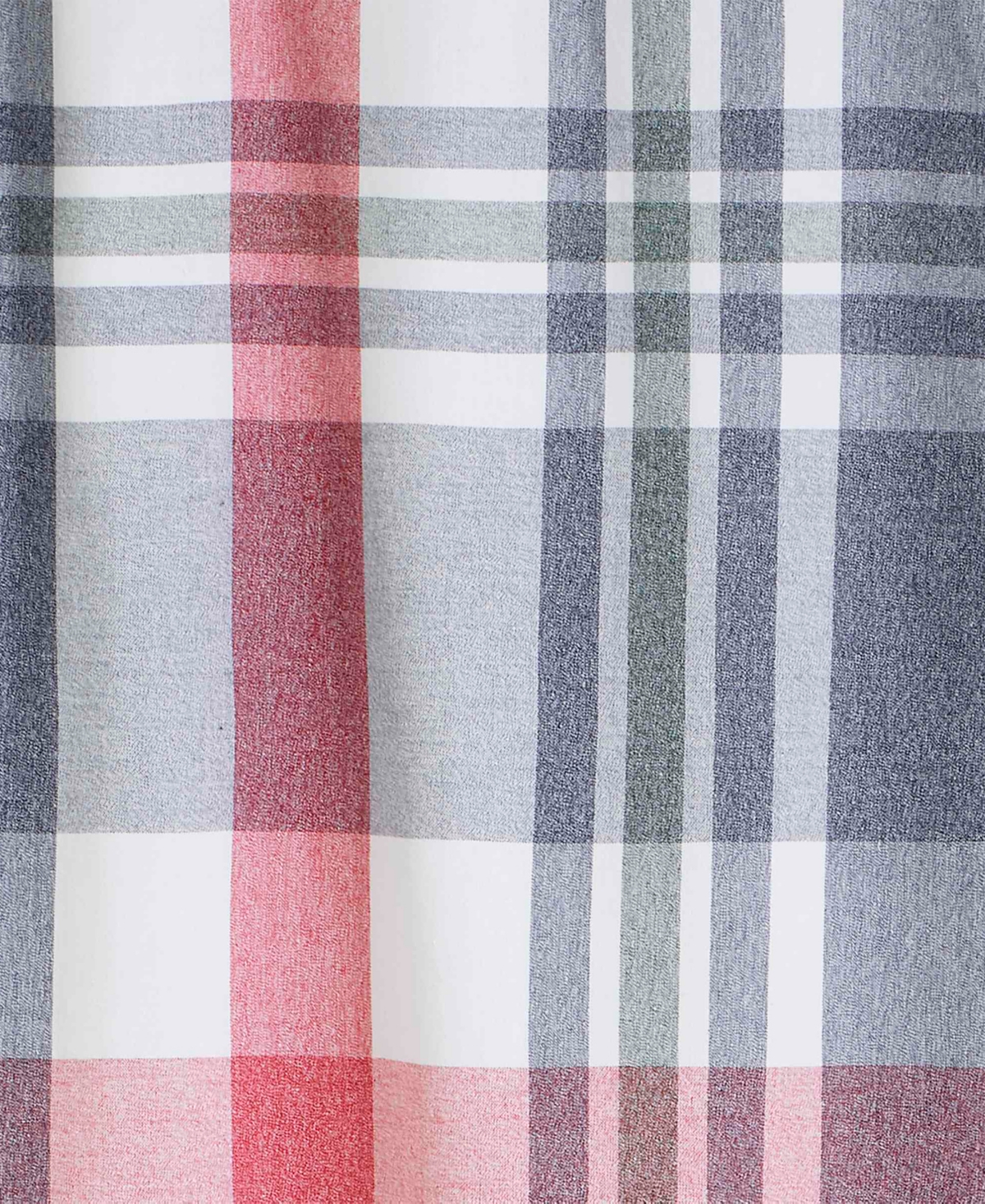 Izod Nordic Shower Curtain, 72" X 72" In Red