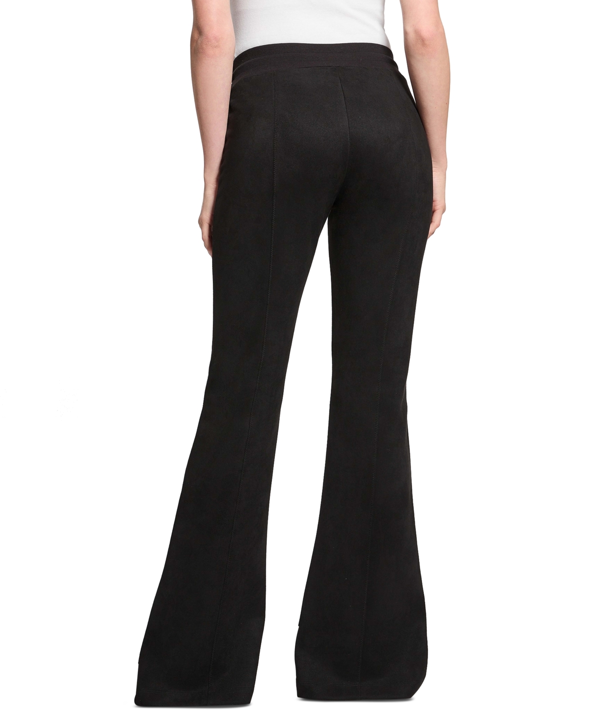 Guess Women's Scuba Suede Slit-Front Tie-Waist Pants