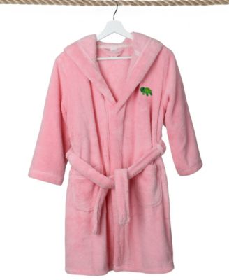 Kids Turtle Super Plush Double Brushed Hooded Bathrobes