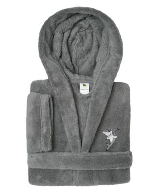 Kids Shark Super Plush Double Brushed Hooded Bathrobe
