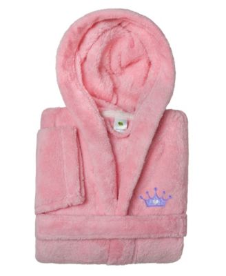 Kids Crown Super Plush Double Brushed Hooded Bathrobe
