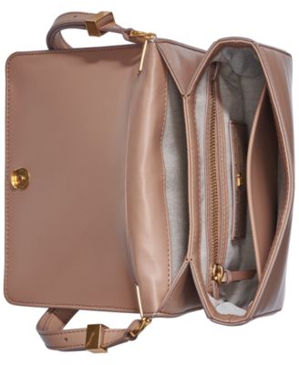 Jericho Croco Wave Flap Shoulder with Sculpted Hardware 