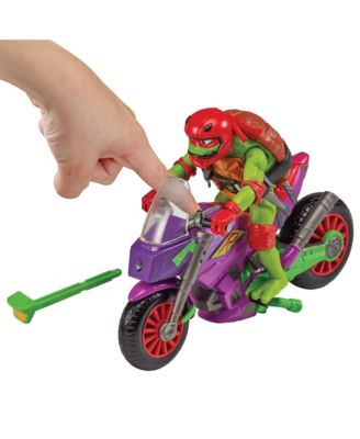 Purple Dragon Cycle with Raphael Action Figure Toy