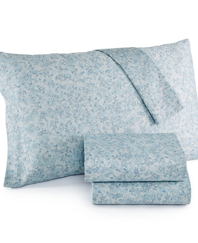 Calvin Klein Heather Multiflora King Sheet Set - Sheets & Pillowcases - Bed & Bath - Macy&#39;s