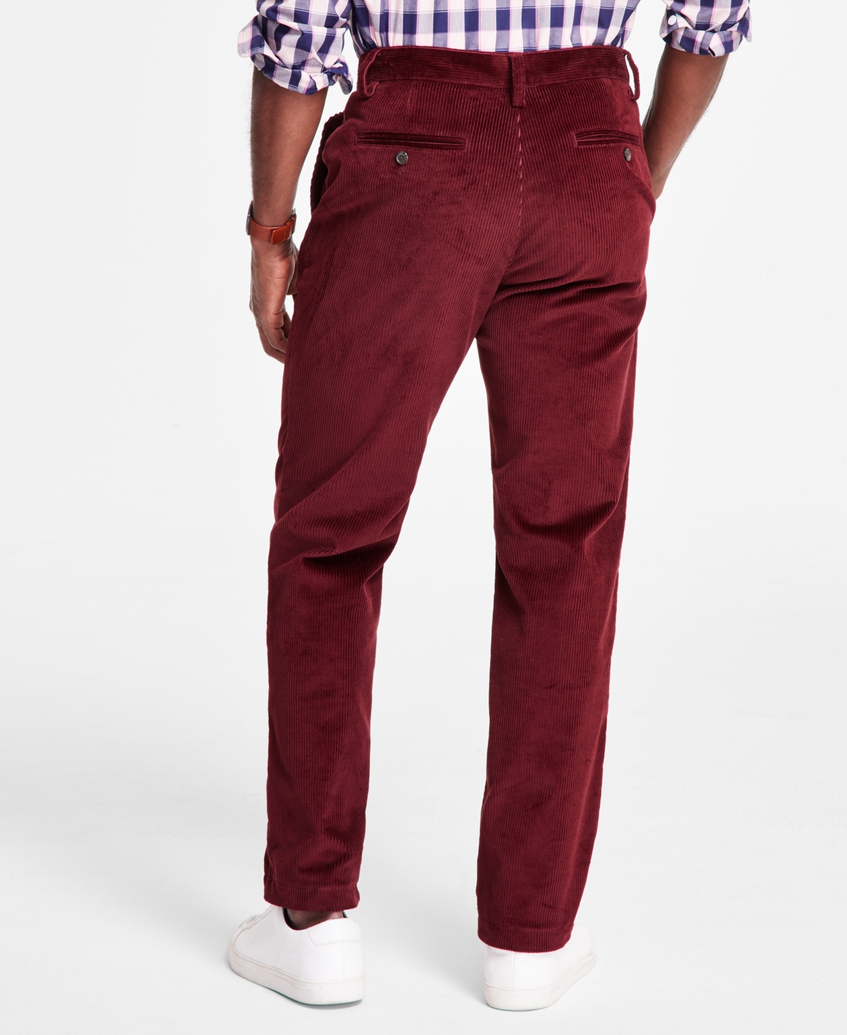 CLUB ROOM MEN'S CORDUROY TROUSERS, EXCLUSIVELY AT MACY'S 