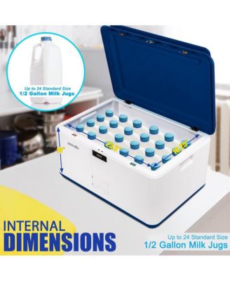 Security Locking Storage Container Bin, 21 Gallon Capacity