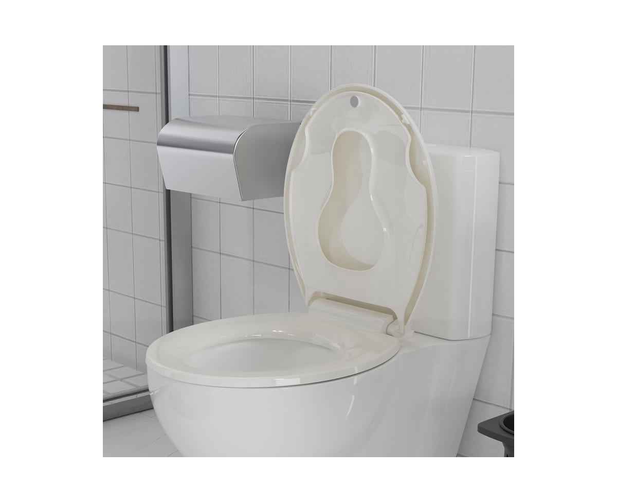 gaomon Toilet Seat Round,Toilet Seat with Toddler Seat Built in, Potty Training Toilet Seat Round Fits Both Adult and Child, with Soft Close, Easy Ins