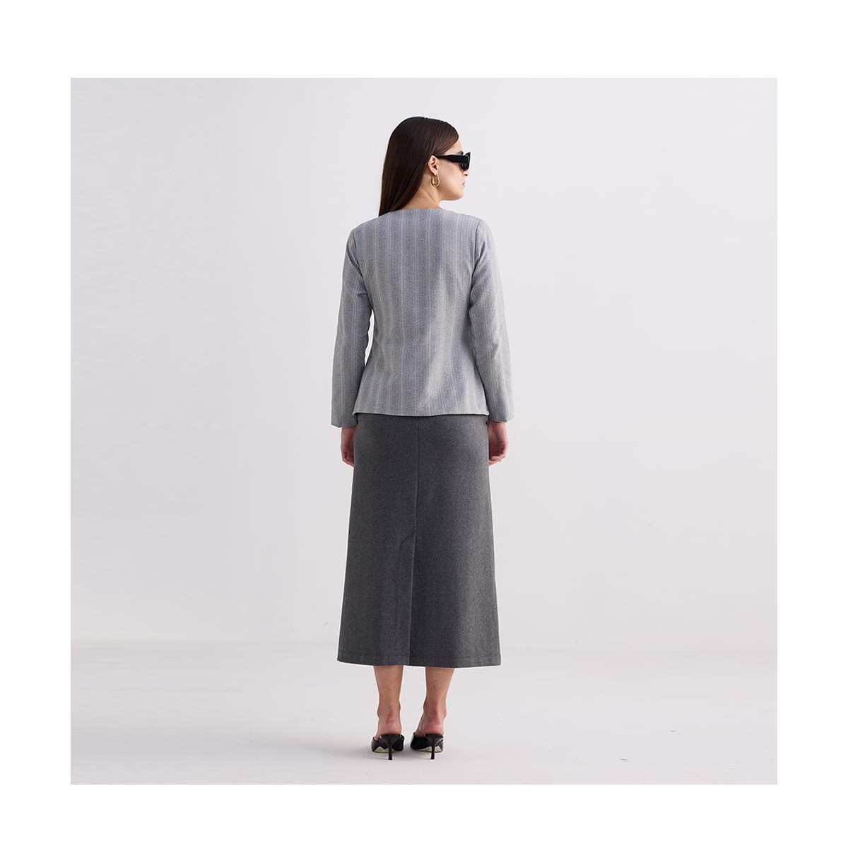 Reistor Women's Fitted Cotton Tweed Jacket