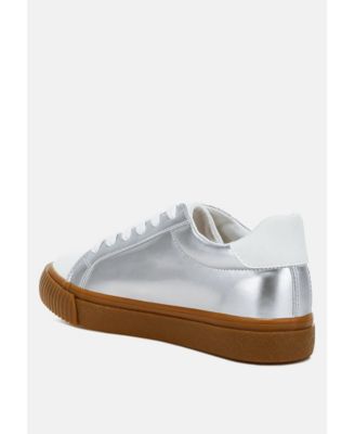 Jumping jacks Metallic Faux Leather Star Sneakers