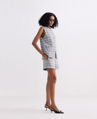 Women's Cotton Tweed Shorts