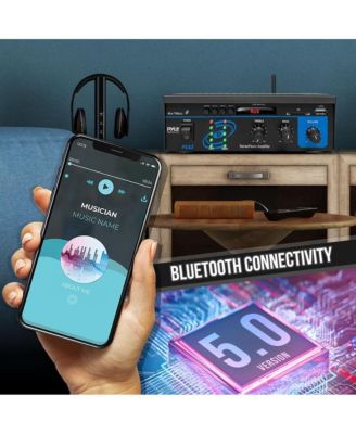 Stereo Power Speaker Amplifier With USB, SD, Bluetooth & FM, 150 Watt