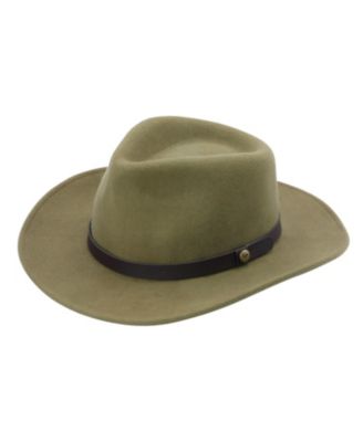 Sherpa Wool Felt Crushable Packable Fedora Hat