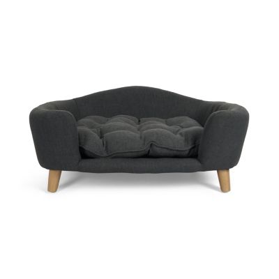 Streamdale Mid-Century Modern Dog Bed with Tufted Cushion