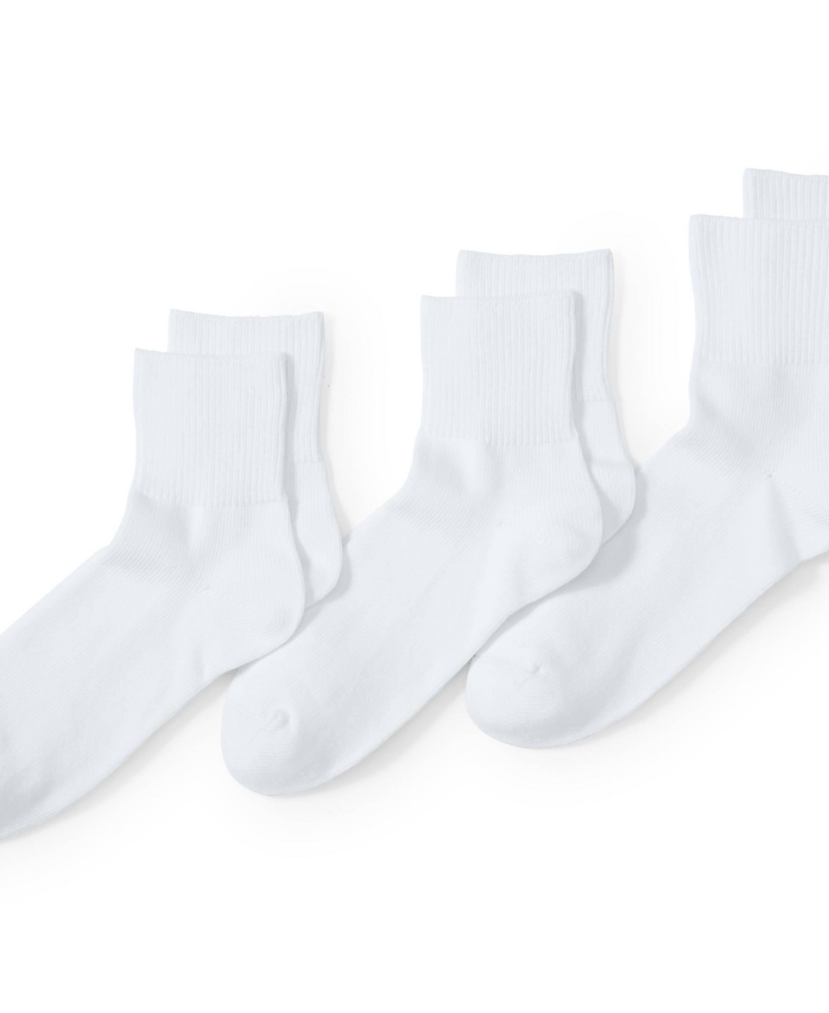 Men's Rib Quarter Socks 3 Pack - Radiant navy