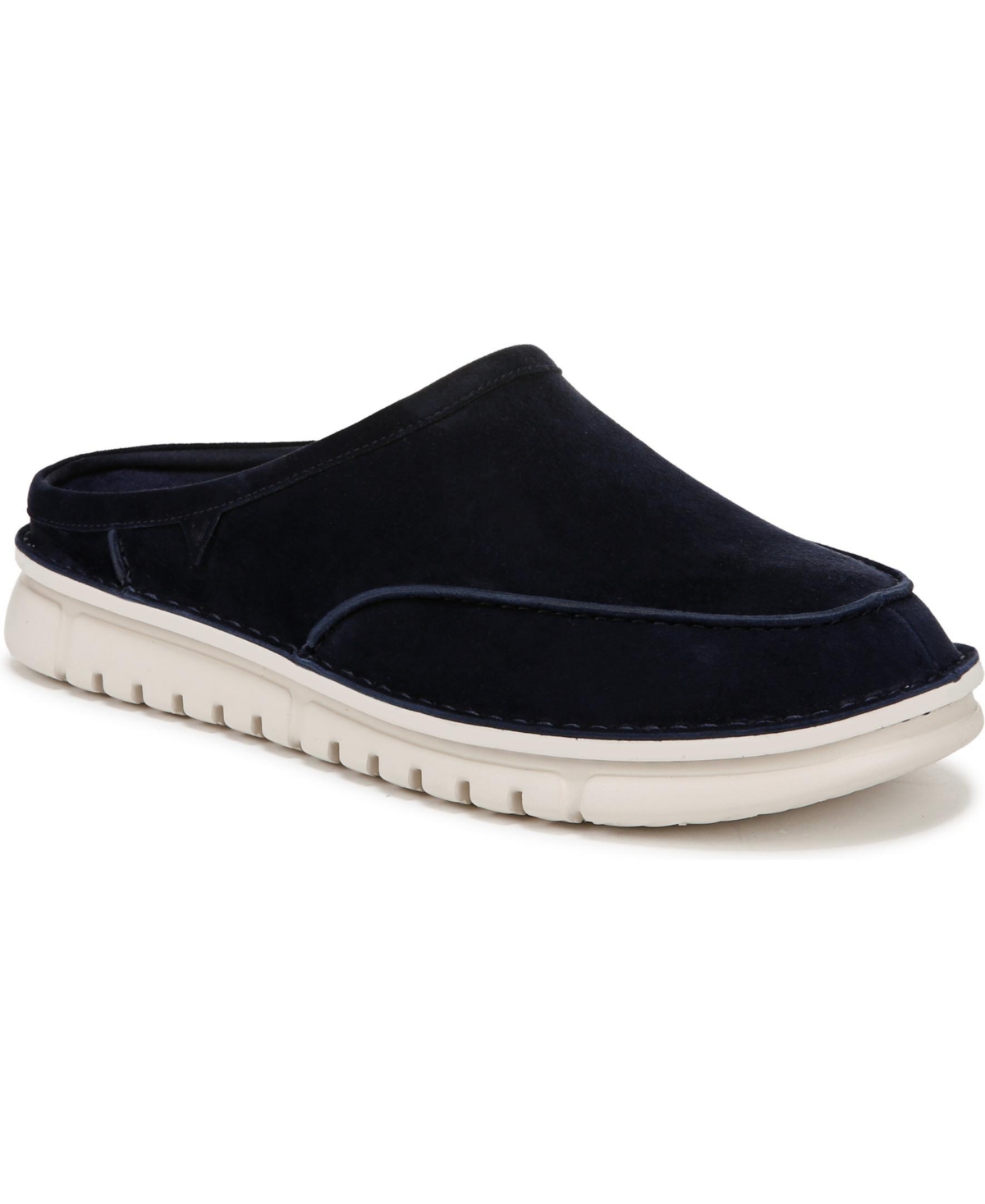 Men's Uptown Clog Slippers - Navy blue suede