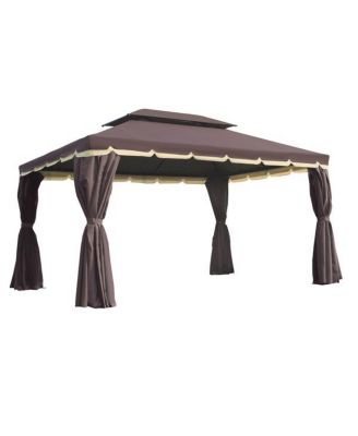 Outdoor Patio Gazebo Canopy for Backyard Shade and Outdoor Gatherings-Cooffe
