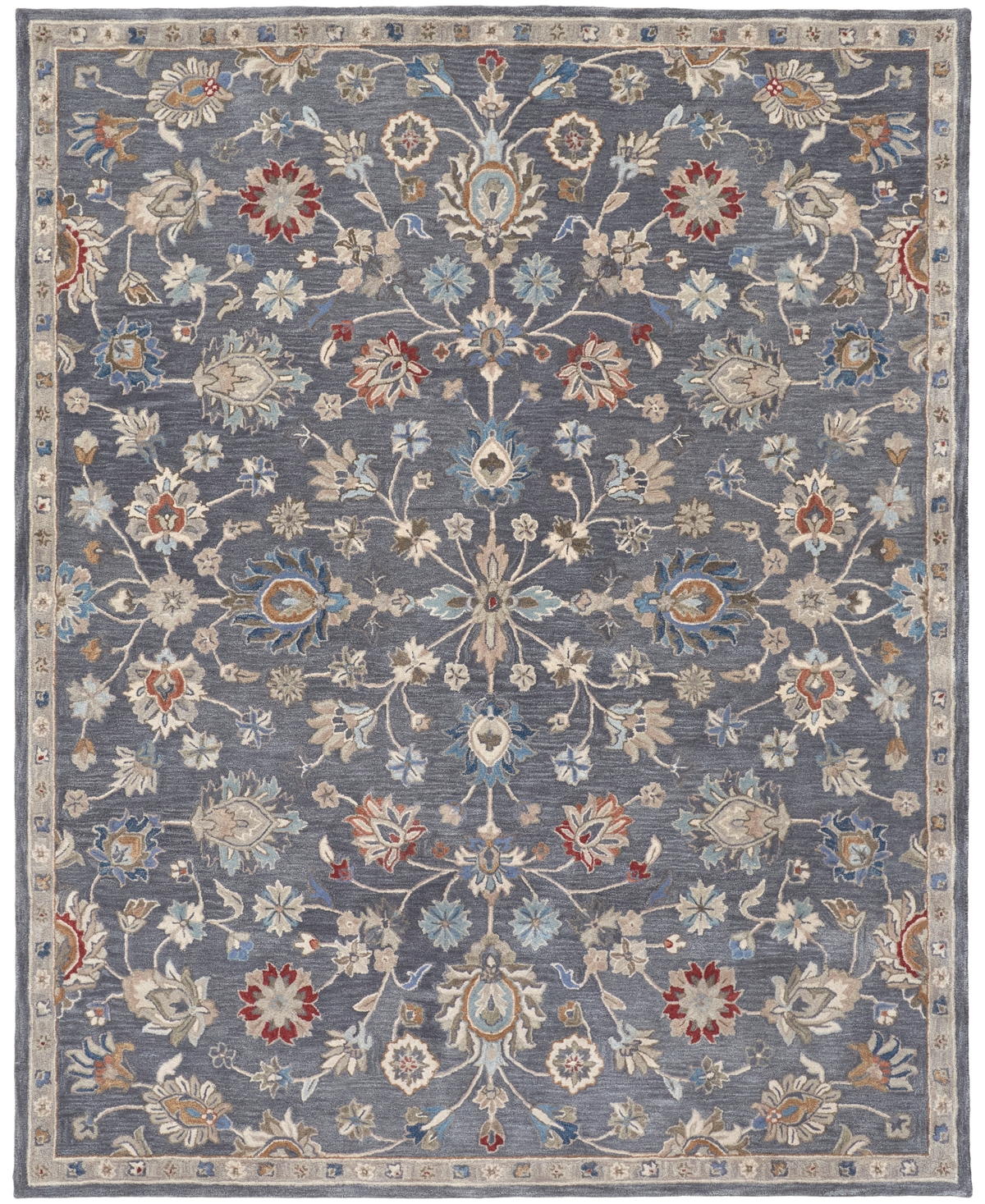 Feizy Rylan 8639f 8'x10' Area Rug In Gray,ivory