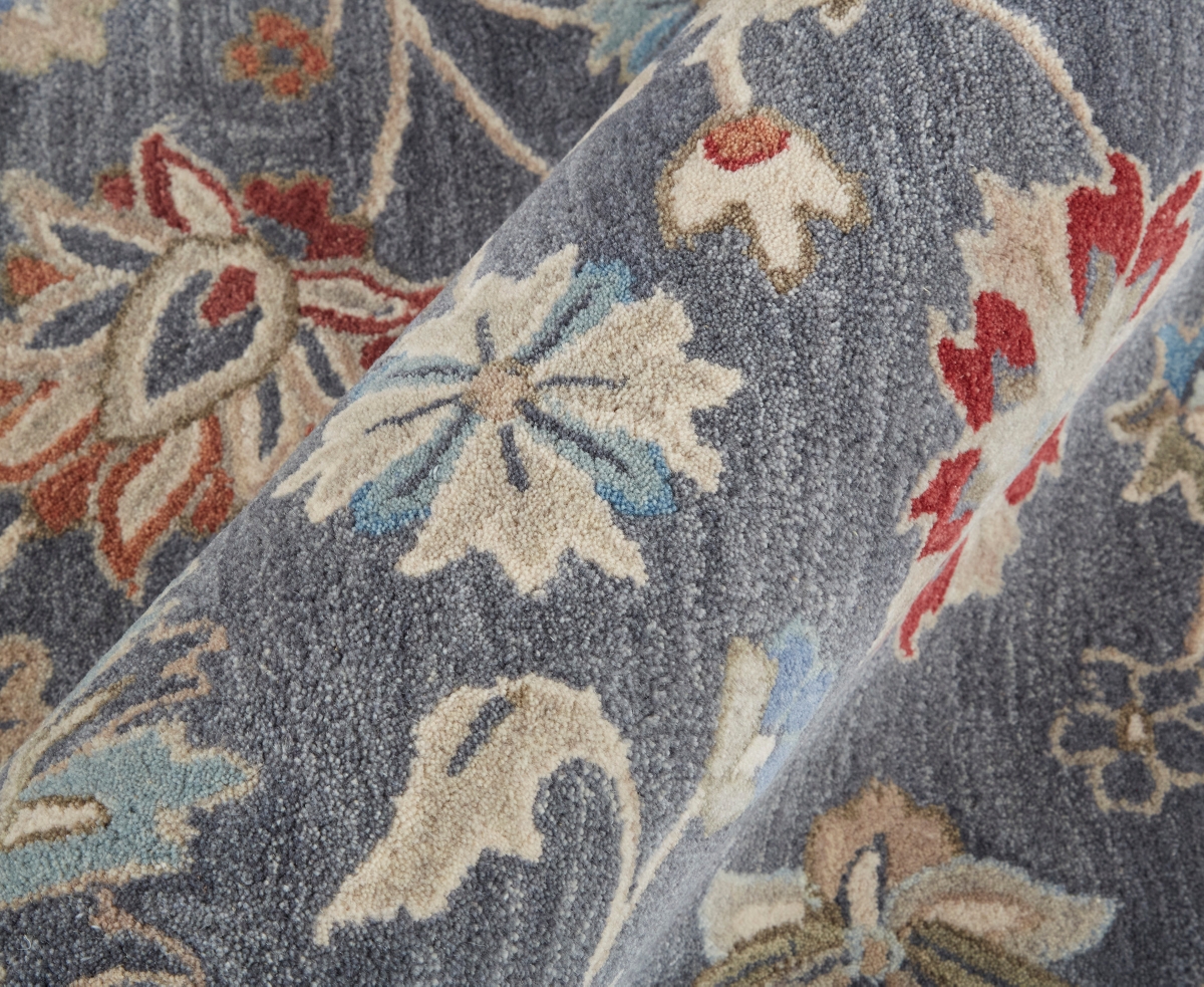 Feizy Rylan 8639f 5'x8' Area Rug In Gray,ivory