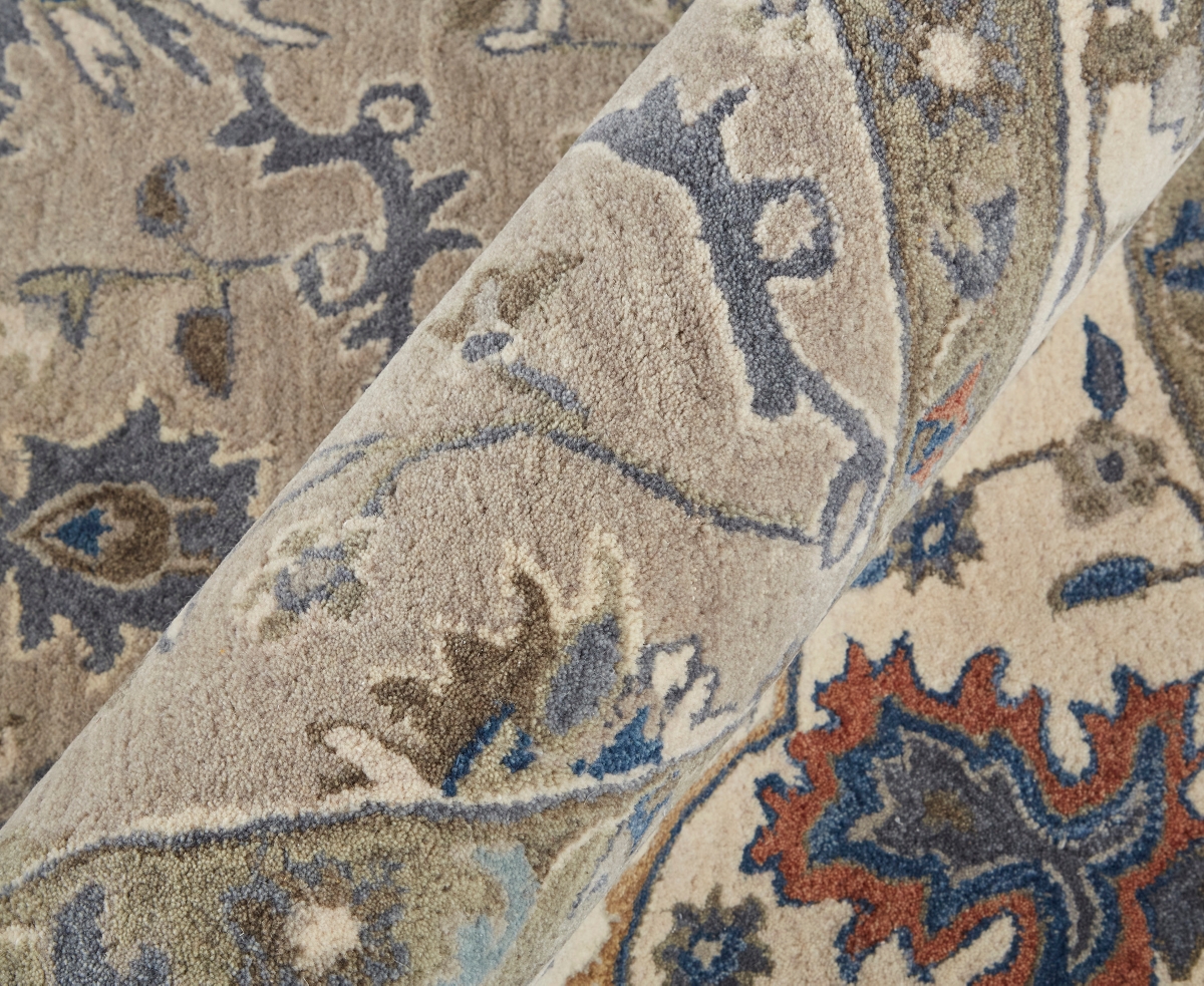 Shop Feizy Rylan 8640f 5'x8' Area Rug In Gray