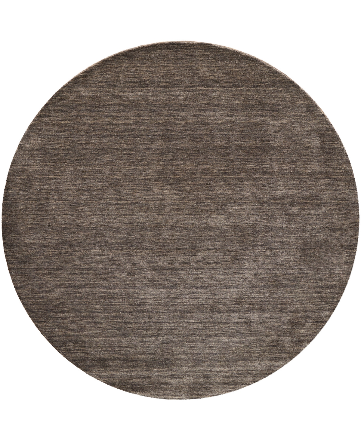 Feizy Luna 8049f 8'x8' Round Area Rug In Brown