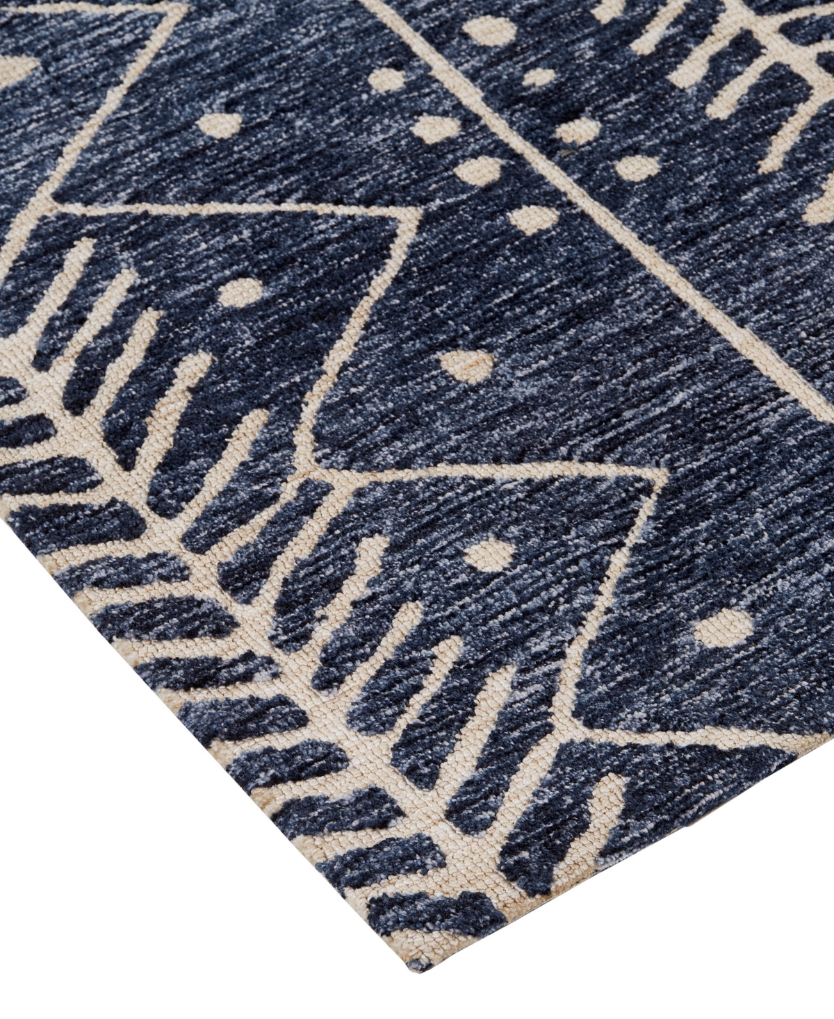 Shop Feizy Colton 8318f 8'x10' Area Rug In Blue,ivory
