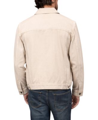 Men's Garment Washed Cotton Trucker Jacket