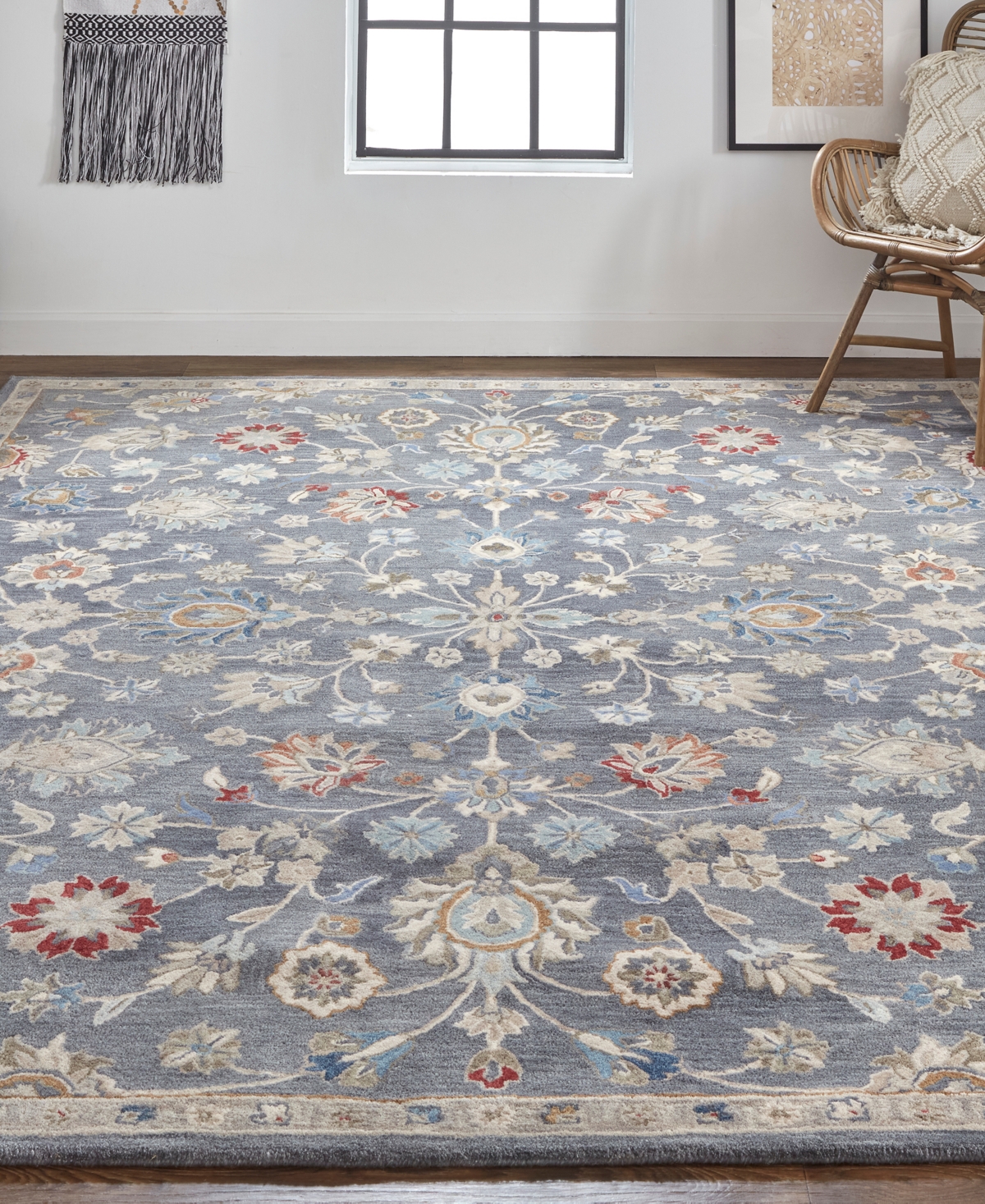 Feizy Rylan 8639f 8'x10' Area Rug In Gray,ivory