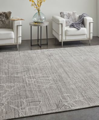 Feizy Whitton 8890f Rug Collection In Gray,tan