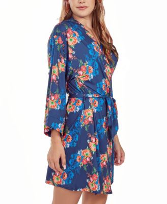 Women's Floral Microfiber Robe