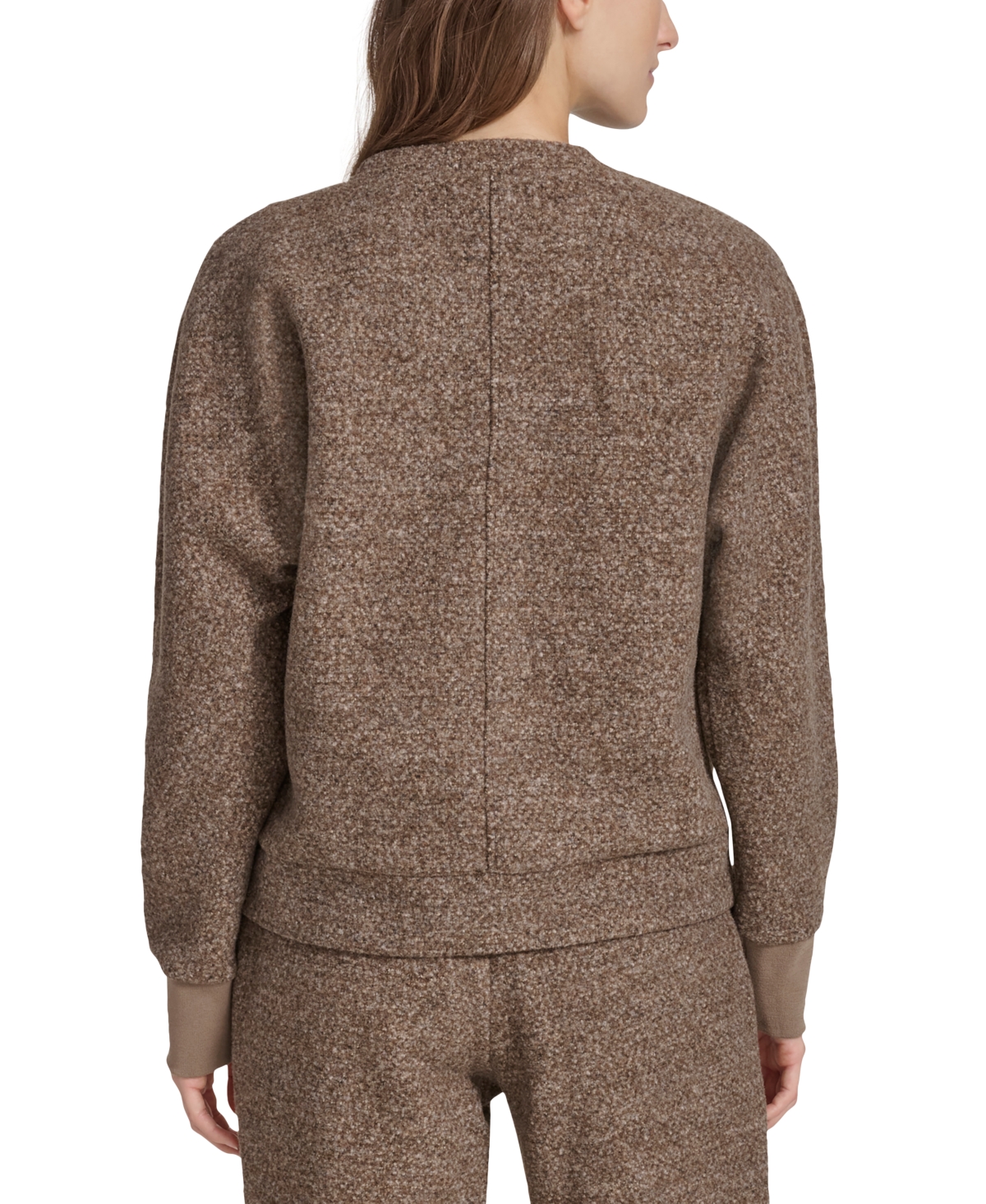 MARC NEW YORK ANDREW MARC SPORT WOMEN'S FUZZY KNIT CREWNECK SWEATSHIRT 