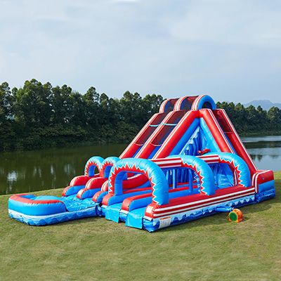 Flash Dual Lane Slide (5 in 1) with POP Out Fun Slip N Slide