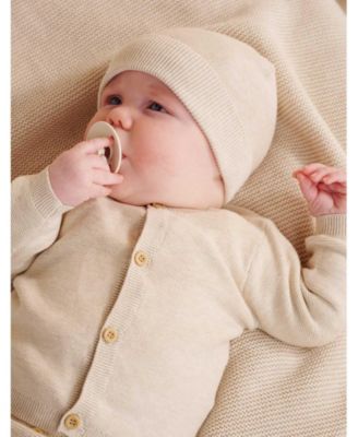 Baby Boy and Baby Girl Textured Cardigan