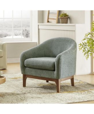 Augus Modern Boucle Armchair Chair with Adjustable Feet