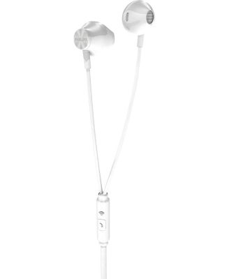 Wired Earbuds with Mic, In-Ear Headphones, Ergonomic Comfort-Fit, Crystal Clear Sound, Passive Noise Isolation, Durable Cable